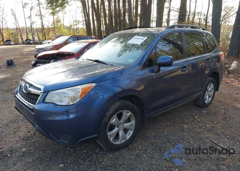 2014 Subaru Forester 2.5I Premium из США, поврежденный, VIN JF2SJAEC0EH543423